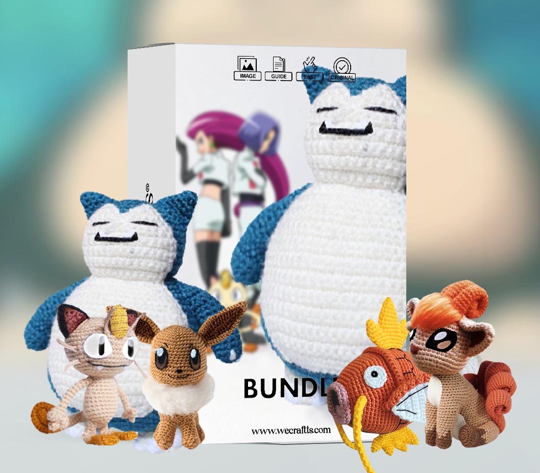 Gümüş karakterler amigurumi tığ işi desenleri