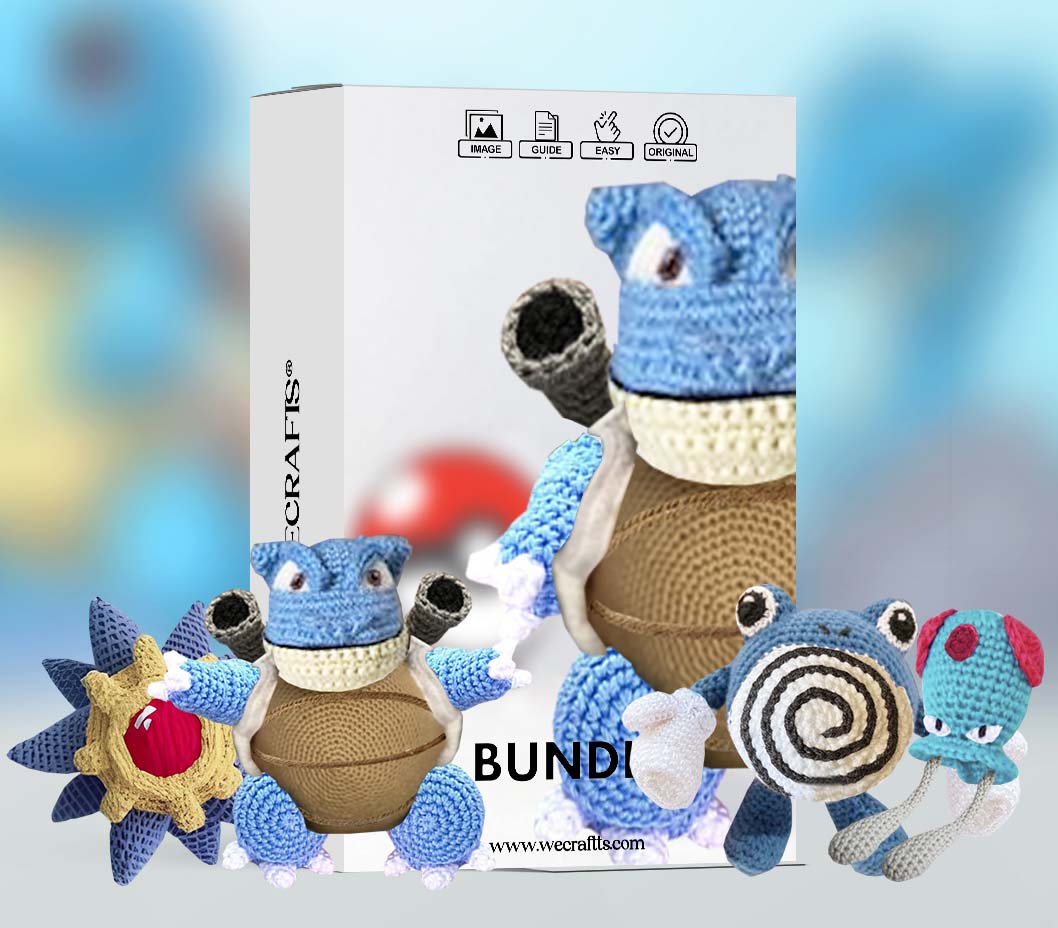 Su karakterleri amigurumi tığ işi desenleri