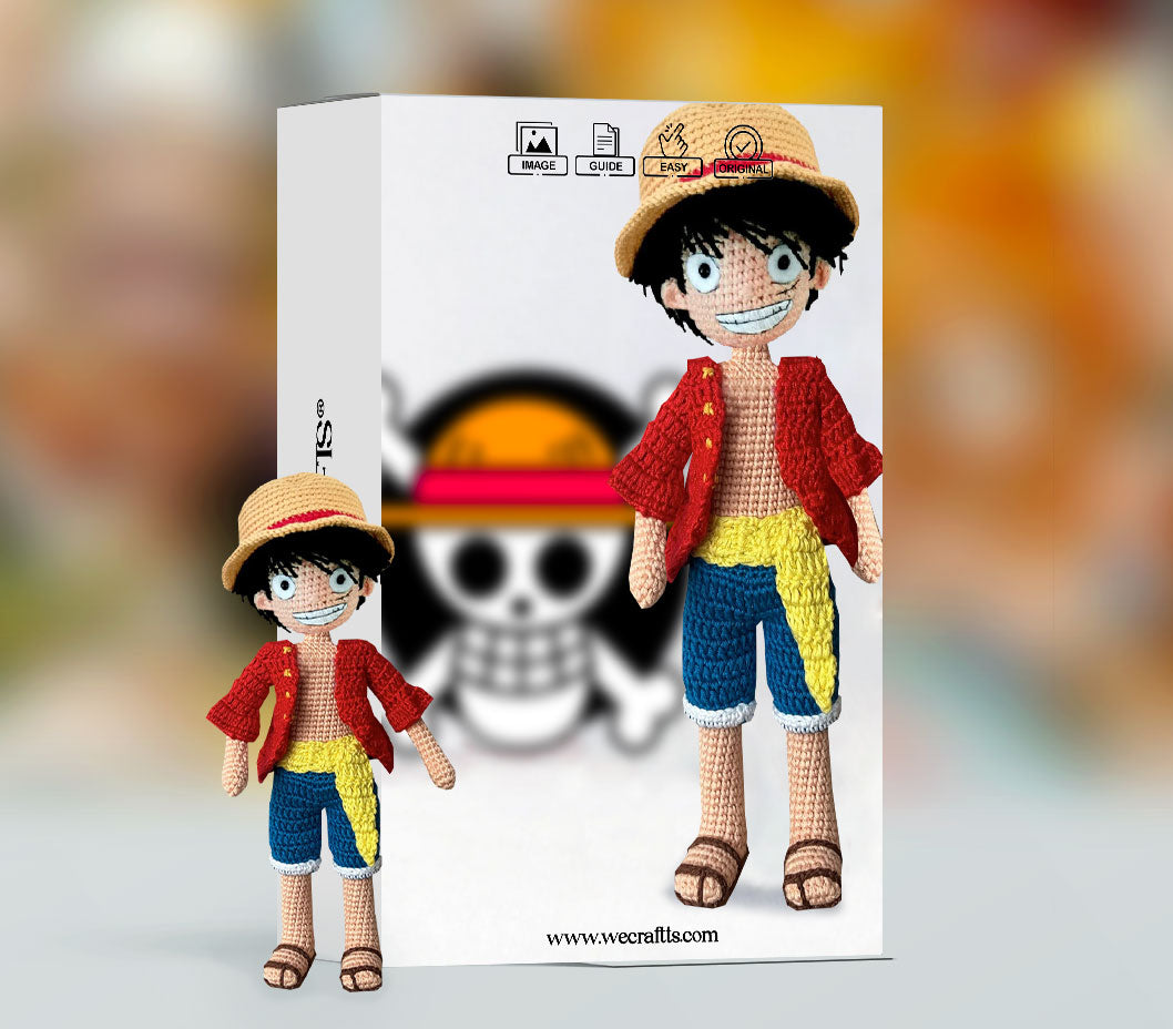 Pirate Cartoon Character Amigurumi Crochet Pattern