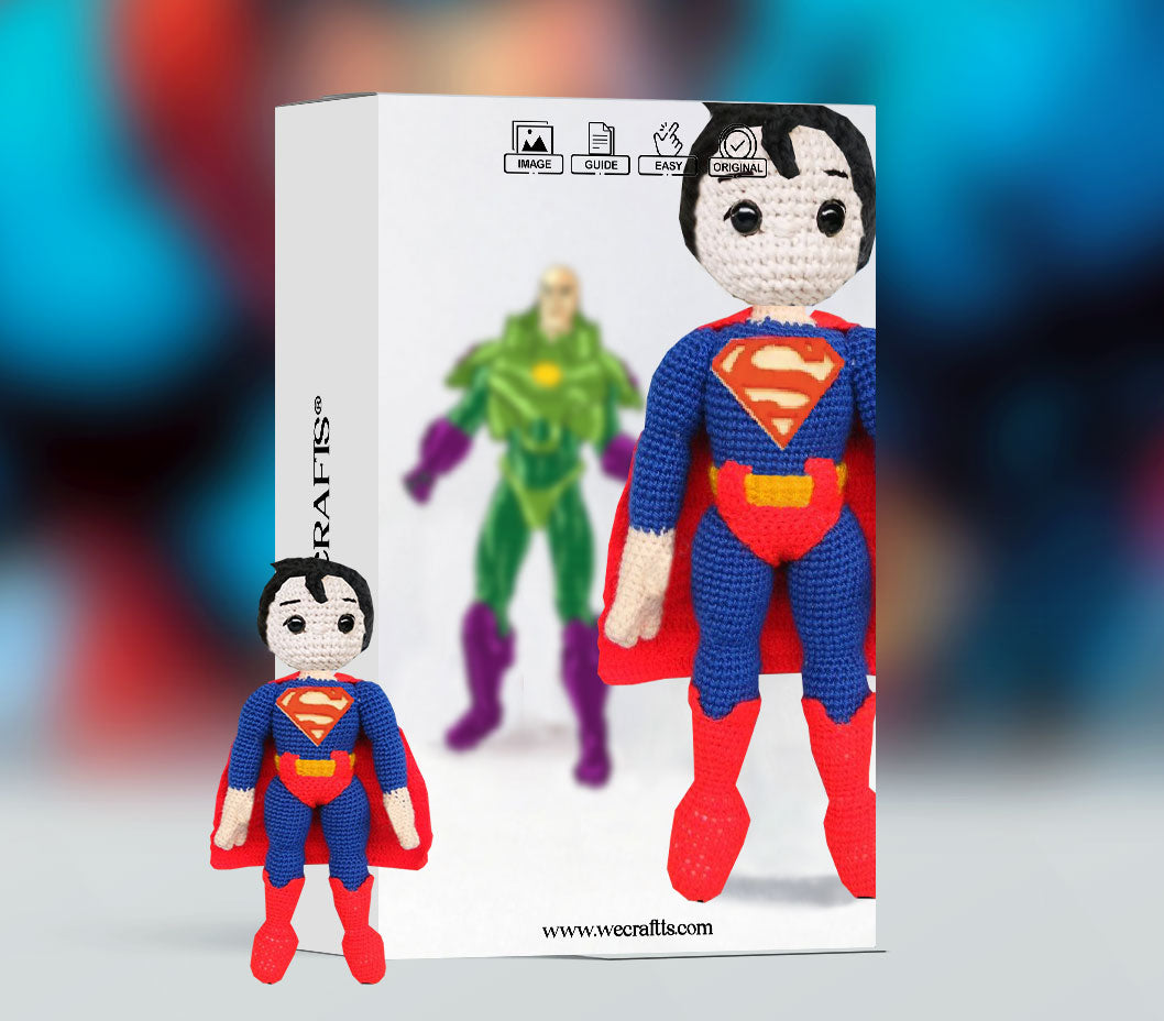 Süper kahraman film karakteri amigurumi tığ işi desen