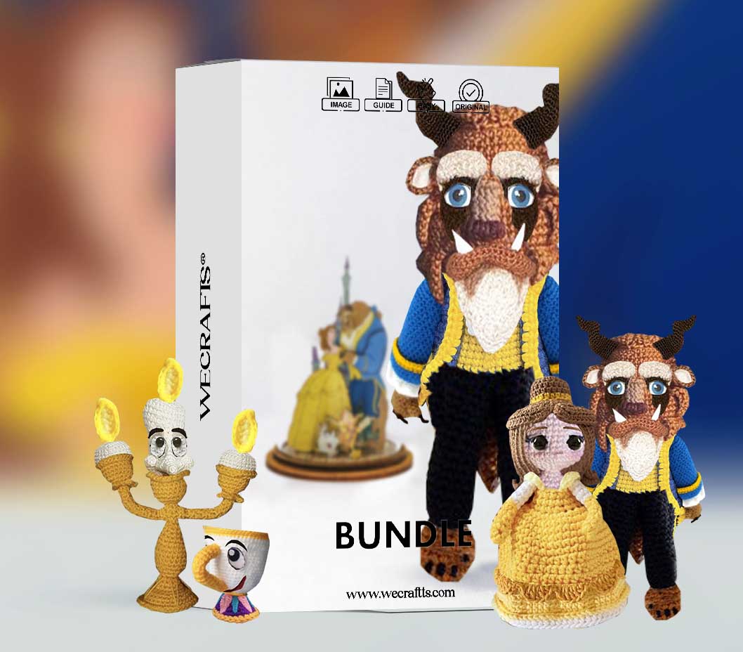 THE MAIDEN AND THE MONSTER AMIGURUMI CROCHET PATTERNS