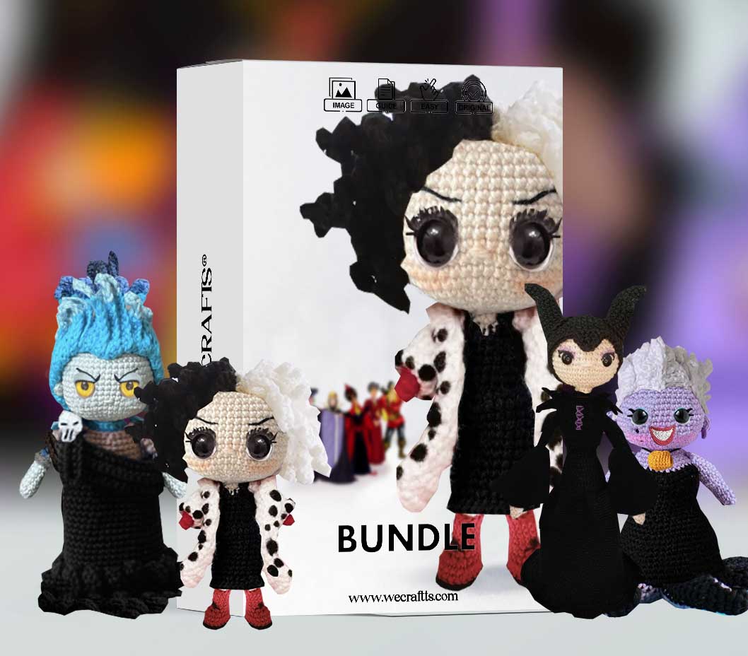 AMIGURUMI CROCHET PATTERNS OF VILLAINS