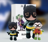 BAT SUPERHEROES CHARACTERS AMIGURUMI CROCHET PATTERNS