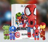 SUPERHERO CHARACTERS AMIGURUMI CROCHET PATTERNS