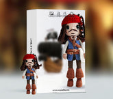 PIRATE CHARACTER AMIGURUMI CROCHET PATTERN