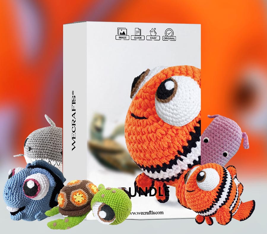 SEA CHARACTERS AMIGURUMI CROCHET PATTERNS