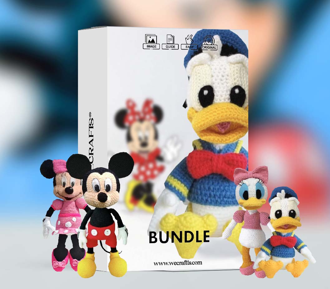 MOUSE HOUSE CHARACTERS AMIGURUMI CROCHET PATTERNS