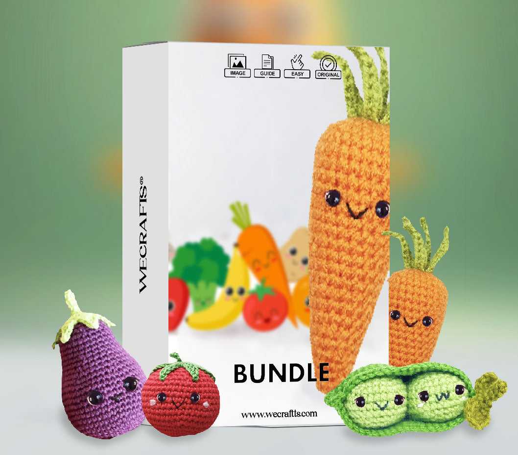 VEGETABLE CHARACTERS AMIGURUMI CROCHET PATTERNS